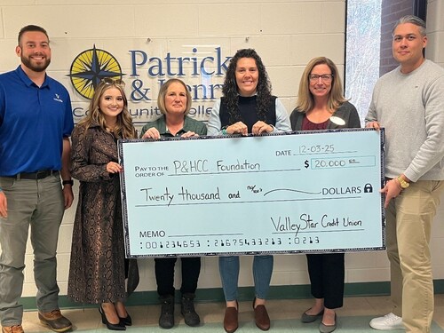 ValleyStar and Patrick & Henry Community College Team Check Presentation