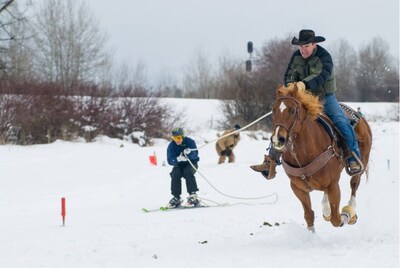 Skijoring. Credit: Montana Department of Commerce, visitmt.com Skijoring. Credit: Montana Department of Commerce, visitmt.com