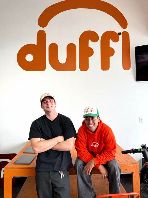 Griffin Chen and Jesse Brodkin, Owners of Duffl and Rev Delivery