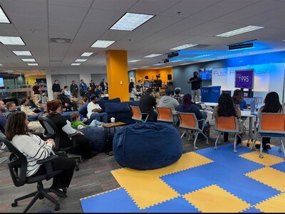 Fusionites gathered to watch keynote speaker Marcus Bullock at the company's 2025 Reactor team-building event. Fusionites gathered to watch keynote speaker Marcus Bullock at the company's 2025 Reactor team-building event.