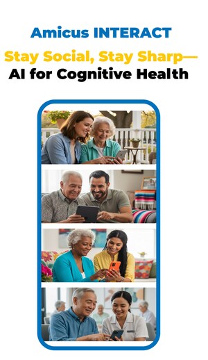 Amicus Brain Unveils Amicus INTERACT, an AI App Tackling Dementia-Related Loneliness