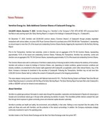 Vermilion Energy Inc. Sells Additional Common Shares of Coelacanth Energy Inc. (CNW Group/Vermilion Energy Inc.)