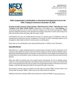 NGEx Congratulates LunR Royalties on Receiving Final Approval to List on the TSXV, Trading to Commence December 19, 2025 (CNW Group/NGEx Minerals Ltd.)