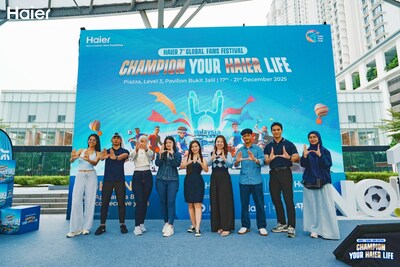 Haier Malaysia Welcomes the 7th Global Fans Festival with Immersive Pop-Up Experience (PRNewsfoto/Haier Group)