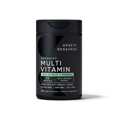 Sports Research Advanced Multivitamin (180 veggie capsules): Premium formulation made with research-supported, trademarked ingredients; Costco-first launch Sports Research Advanced Multivitamin (180 veggie capsules): Premium formulation made with research-supported, trademarked ingredients; Costco-first launch