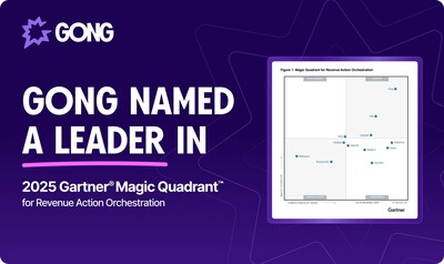 Gong Named a Leader in 2025 Gartner® Magic Quadrant™ for Revenue Action Orchestration Gong Named a Leader in 2025 Gartner® Magic Quadrant™ for Revenue Action Orchestration