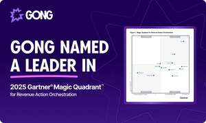 Gong Named a Leader in 2025 Gartner® Magic Quadrant™ for Revenue Action Orchestration