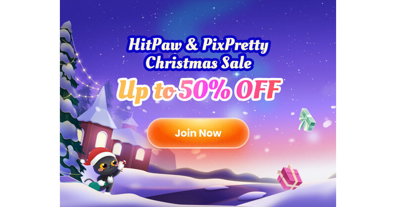 HitPaw and PixPretty Launch Christmas Special Treats Campaign, Offering Free AI Portrait Editor Access and Up to 50% Off AI Creative Tools