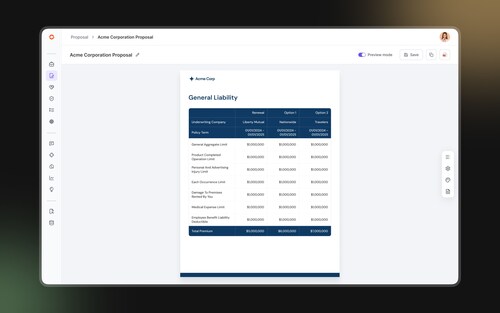 Outmarket Proposal Builder