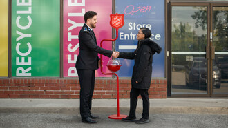 Funds raised through the Red Kettle Campaign support Christmas assistance and essential year-round services (CNW Group/The Salvation Army)