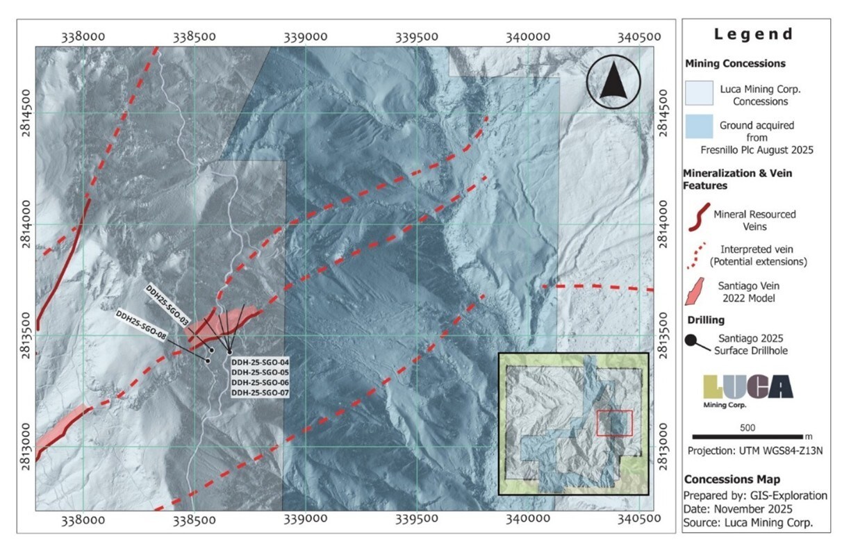 FIGURA 11 (Grupo CNW/Luca Mining Corp.)
