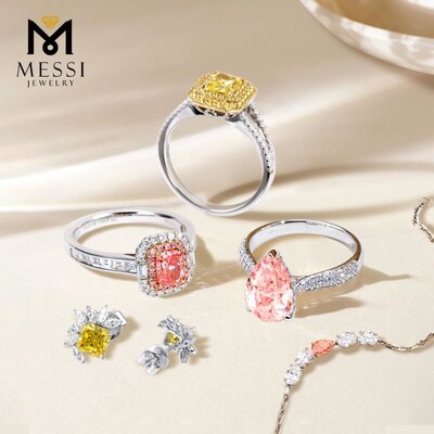 Messi Jewelry Showcases Fancy Color CVD Lab-Grown Diamond Jewelry