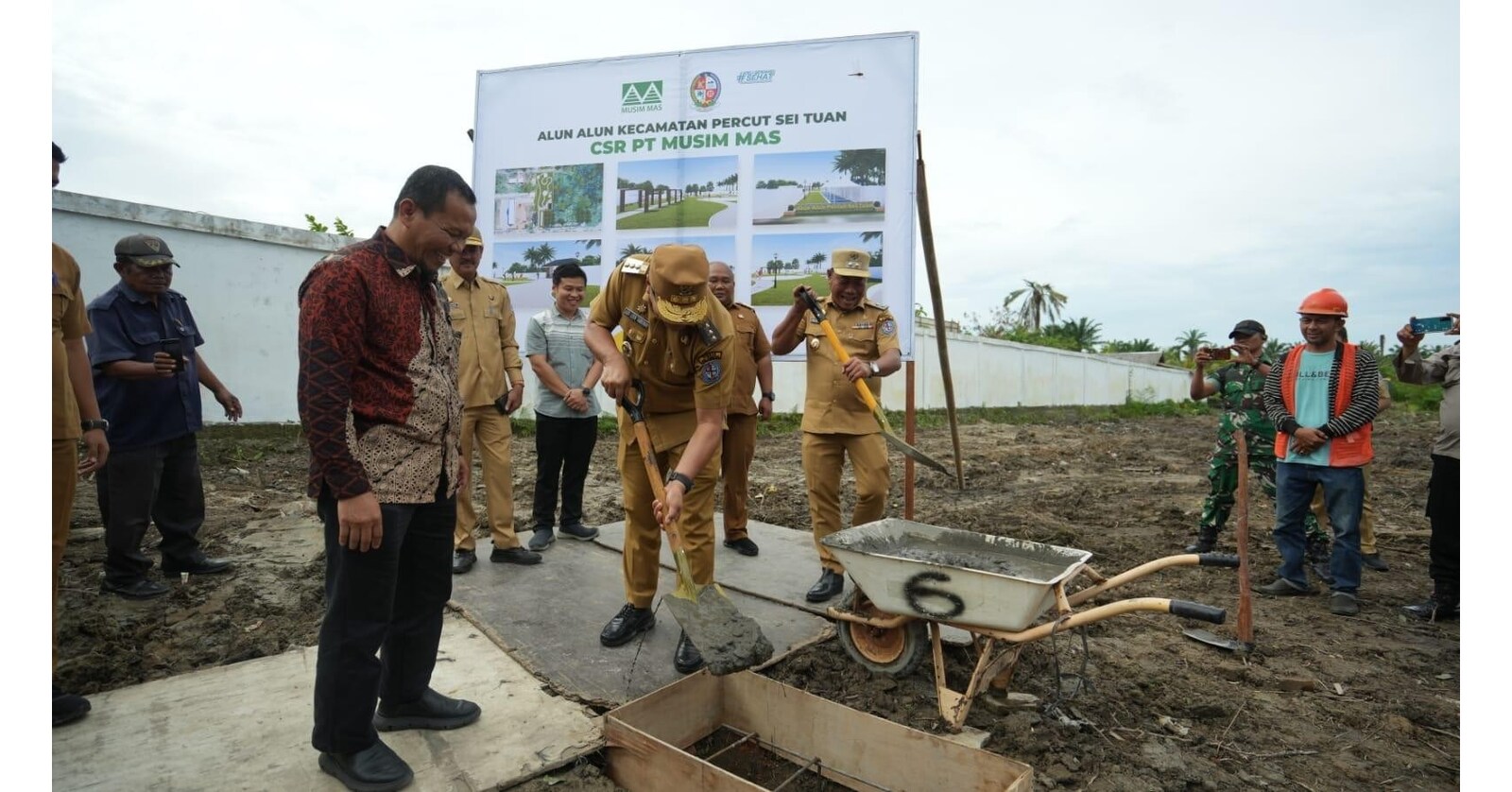 Musim Mas Dukung Pemerintah Kabupaten Deli Serdang Hadirkan Ruang Publik Bersama melalui Pembangunan Alun-Alun