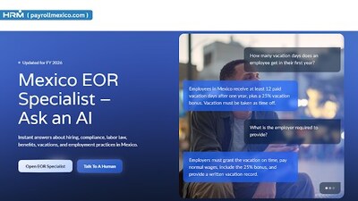 Mexico EOR Specialist AI Chatbot - HRM Mexico EOR Mexico EOR Specialist AI Chatbot - HRM Mexico EOR