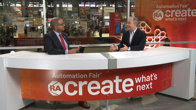 Tony Wibbeler (right), CEO of Bolder Industries, explains how his company is using advanced industrial control systems to help transform end-of-life tires into high-value materials, reducing landfill waste and supporting the circular economy. Tony Wibbeler (right), CEO of Bolder Industries, explains how his company is using advanced industrial control systems to help transform end-of-life tires into high-value materials, reducing landfill waste and supporting the circular economy.