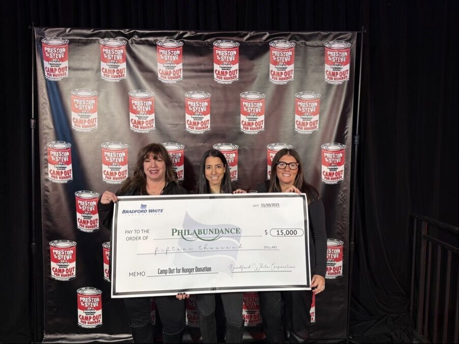 Bradford White supports Philadelphia and West Michigan communities through seasonal giving