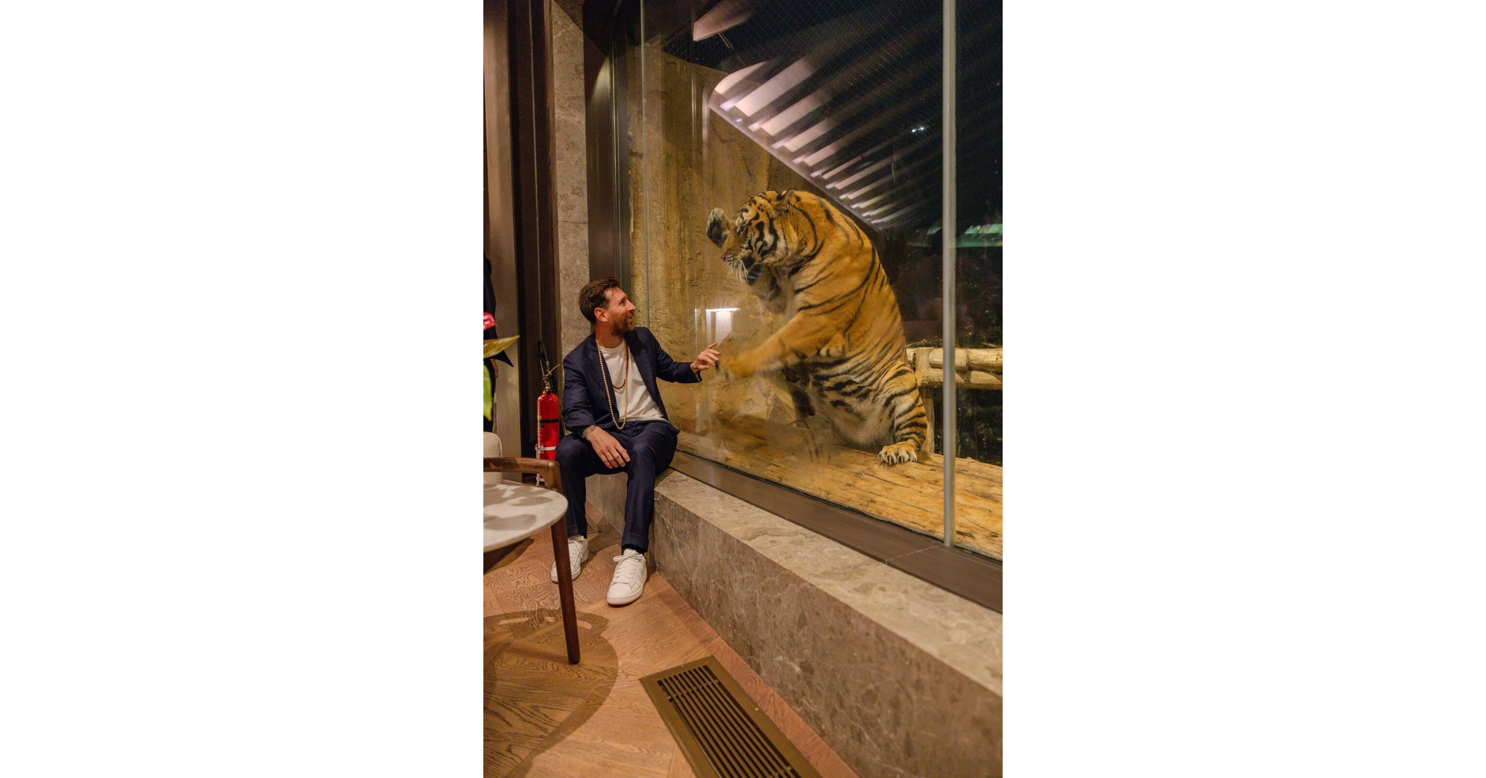 Lionel Messi visite Vantara et vit des rencontres inoubliables avec les traditions sacr&eacute;es indiennes et les initiatives de conservation de la faune et de la flore en Inde