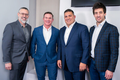 The OIM Group executive team (from left) Gord Appel, Gord Ross, Teddy Kyres, and Chris Churchill-Smith. (CNW Group/Orbis Mortgage Group)