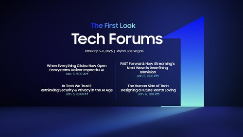 Samsung to Host Series of Tech Forums at CES 2026. Samsung to Host Series of Tech Forums at CES 2026.