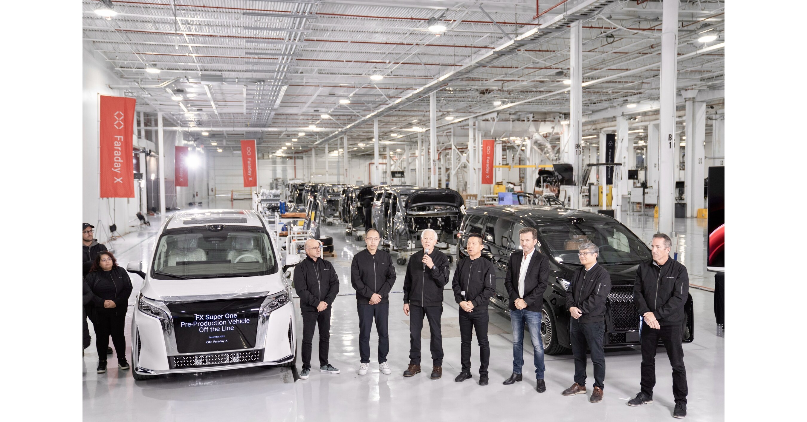 Faraday Future and Faraday X Announce That the First FX Super One Pre-Production Vehicle Has Successfully Rolled Off the Line at its FF AI-Factory in California