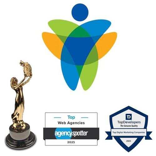 CPR logo with some of the awards won by Consult PR Inc.