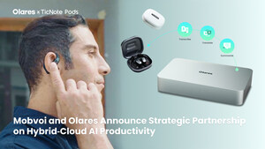 Mobvoi and Olares Announce Partnership to Redefine AI Productivity with the World's First "Hybrid-Cloud" Note-Taking Earbuds
