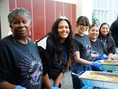 CompSource Mutualโs Workplace Engagement and Belonging Committee serves global foods at the companyโs annual Culture Expo CompSource Mutualโs Workplace Engagement and Belonging Committee serves global foods at the companyโs annual Culture Expo