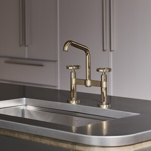 KOHLER Billet Kitchen Faucet Collection Blends Industrial Character and Modern Elegance