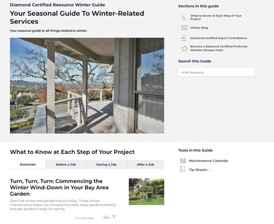 From HVAC maintenance to gutter and roof protection, the Diamond Certified Resource Winter Guide has expert advice for being prepared for all things winter.