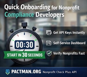 Pactman Simplifies Nonprofit Verification for Developers with New Compliance API Portal