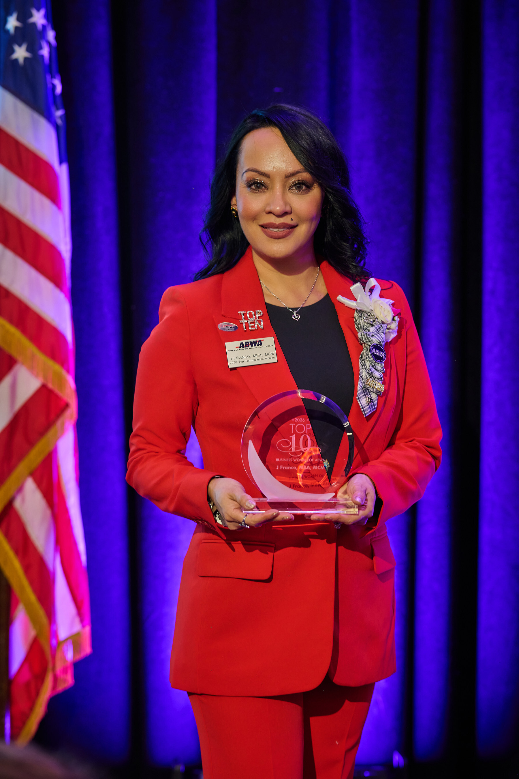 J Franco named ABWA's Business Woman of the Year
