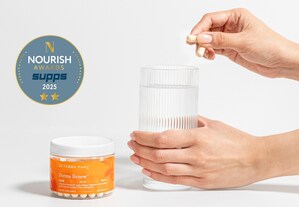 "A Thoughtful Vegan-Friendly Skin Supplement," Marisa Tomei's Terra Mare Derma Renew Wins 2025 Award Beauty &amp; Collagen Innovation by Nourish Awards