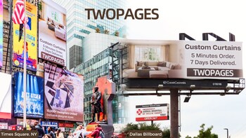 Image Source: TWOPAGES Brand Campaign at Times Square and Billboards