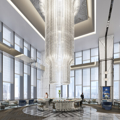 武汉丽思卡尔顿酒店甜品店效果图