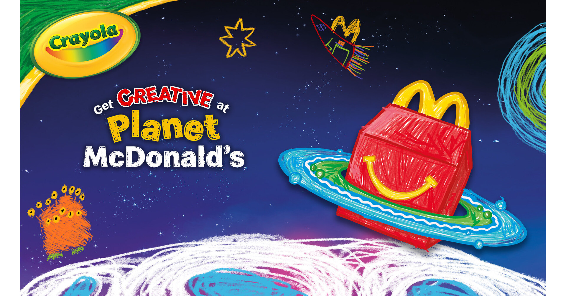 Crayola lance une expérience McDonald's Happy Meal® mondiale qui sort de l'ordinaire