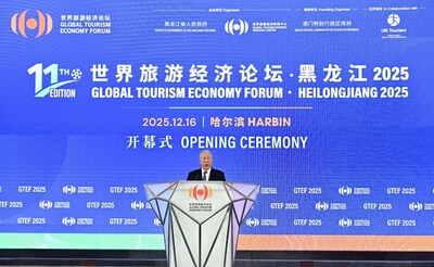 Edmund Ho Hau-wah, Vice Chairman of the National Committee of the Chinese People's Political Consultative Conference and Chairman of GTEF (PRNewsfoto/The Global Tourism Economy Forum)