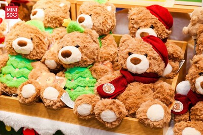 MINISO’s Gift Bear plush in Christmas edition