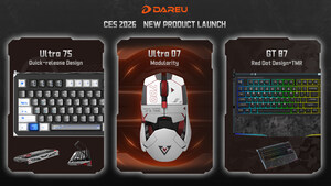 DAREU to Unveil Three High-Performance Gaming Peripherals at CES 2026