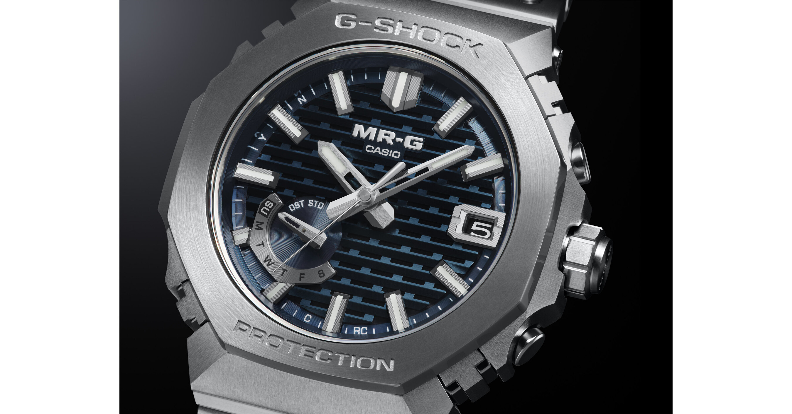 Casio Luncurkan Jam Tangan MR-G dengan Motif Tradisional Jepang Berwarna Biru "Hanada-iro"