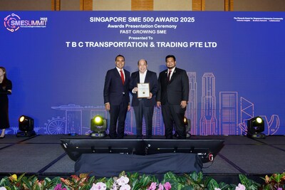 Singapore SME 500 Award 2025 - Winner of the 2025 Fast Growing SME Special Category