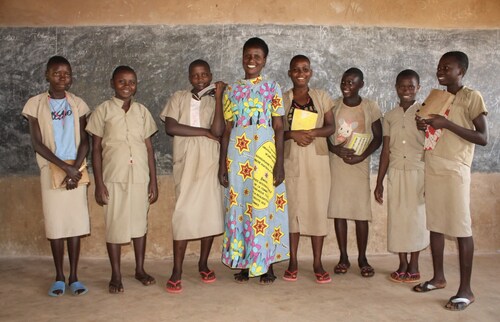 School Auntie Josephine listens and advises girls on their journey through adolescence. © World Vision Burundi