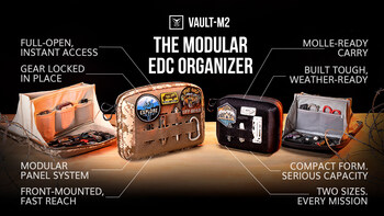 180° Clamshell Access • Organized Interior • Modular Panel System • MOLLE-Ready • Rugged Build • Two Sizes