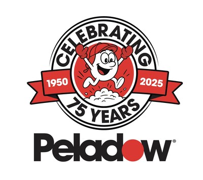 Peladow® 75th Anniversary Logo.