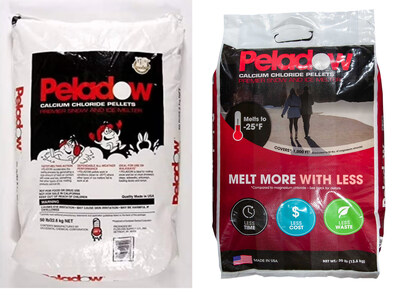 Peladow® packaging past and present.