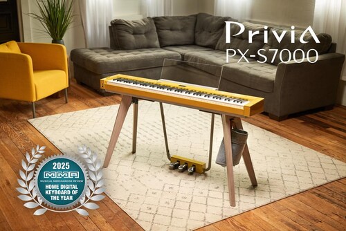 Casio Privia PX-S Series Named "Home Digital Keyboard of the Year" for Fifth Consecutive Time in MMR's Prestigious Dealers' Choice Award