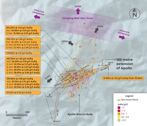 Collective Mining Intersects 467.35 Metres at 1.63 g/t AuEq from 170.10 Metres at Apollo and Expands the System to the Southeast