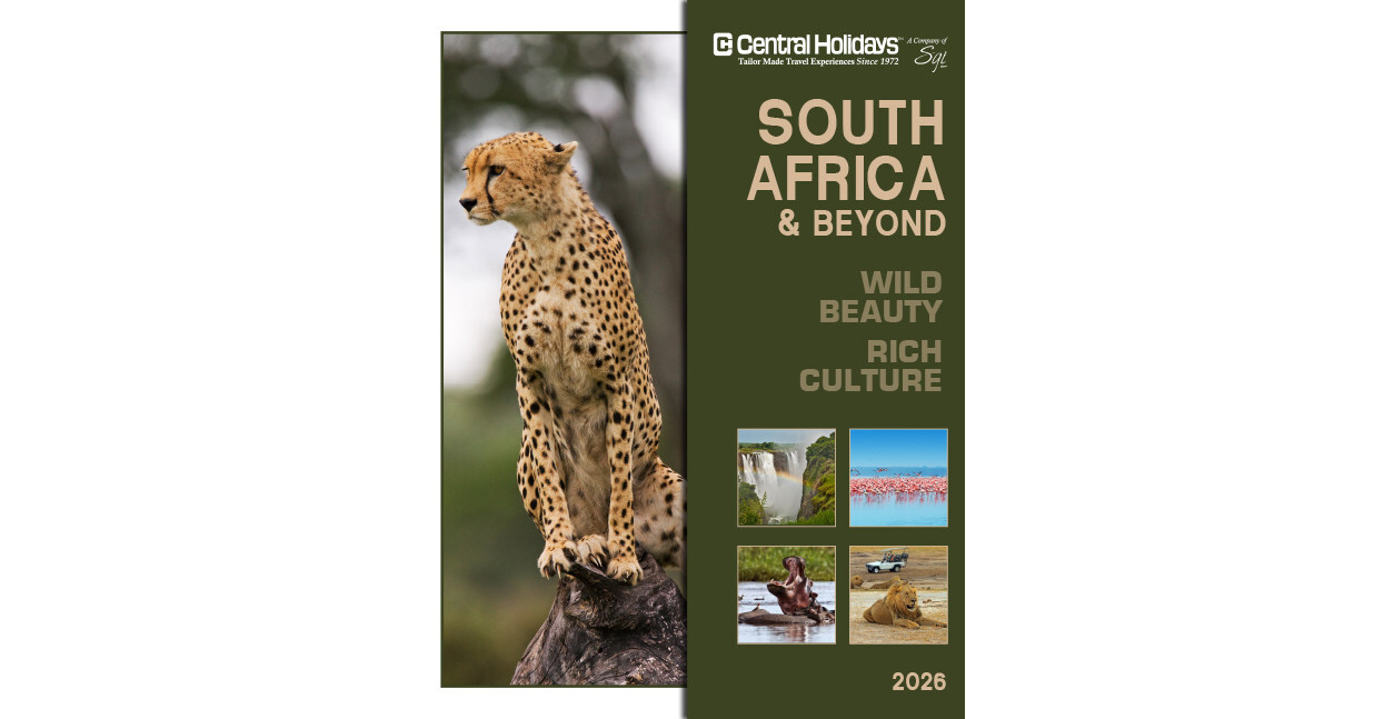 Central Holidays Unveils New South Africa & Beyond Travel Brochure Showcasing Immersive African Journeys with Early Booking Savings