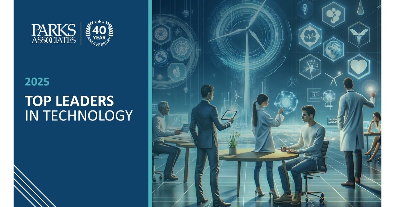 Parks Associates Announces Its Annual Top Leaders in Technology List for 2025 Parks Associates Announces Its Annual Top Leaders in Technology List for 2025