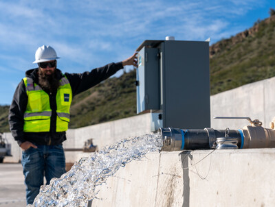A permanent water filling station opens for Rio Verde Foothills residents on Jan. 1, 2026, as EPCOR USA completes construction on a new standpipe to serve the community. (CNW Group/Epcor Utilities Inc.)