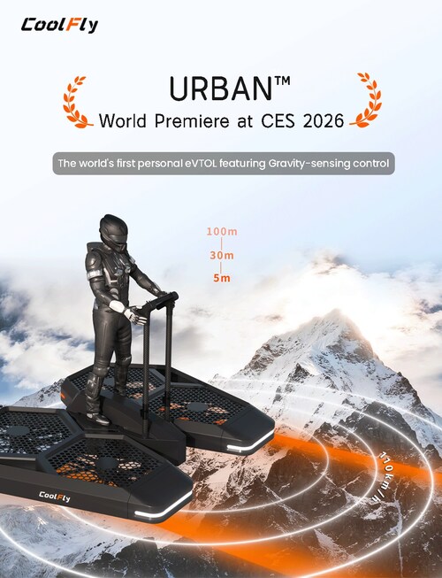 coolfly aircraft low-altitude manned eVTOL on the CES 2026